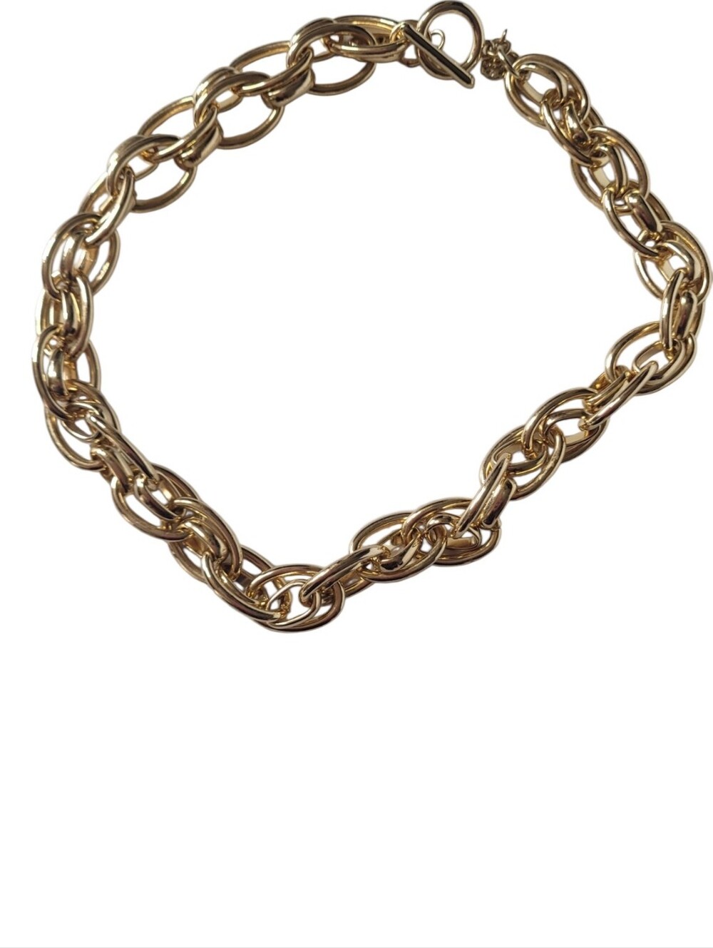 Loft Gold Interlocked Choked Chain Necklace